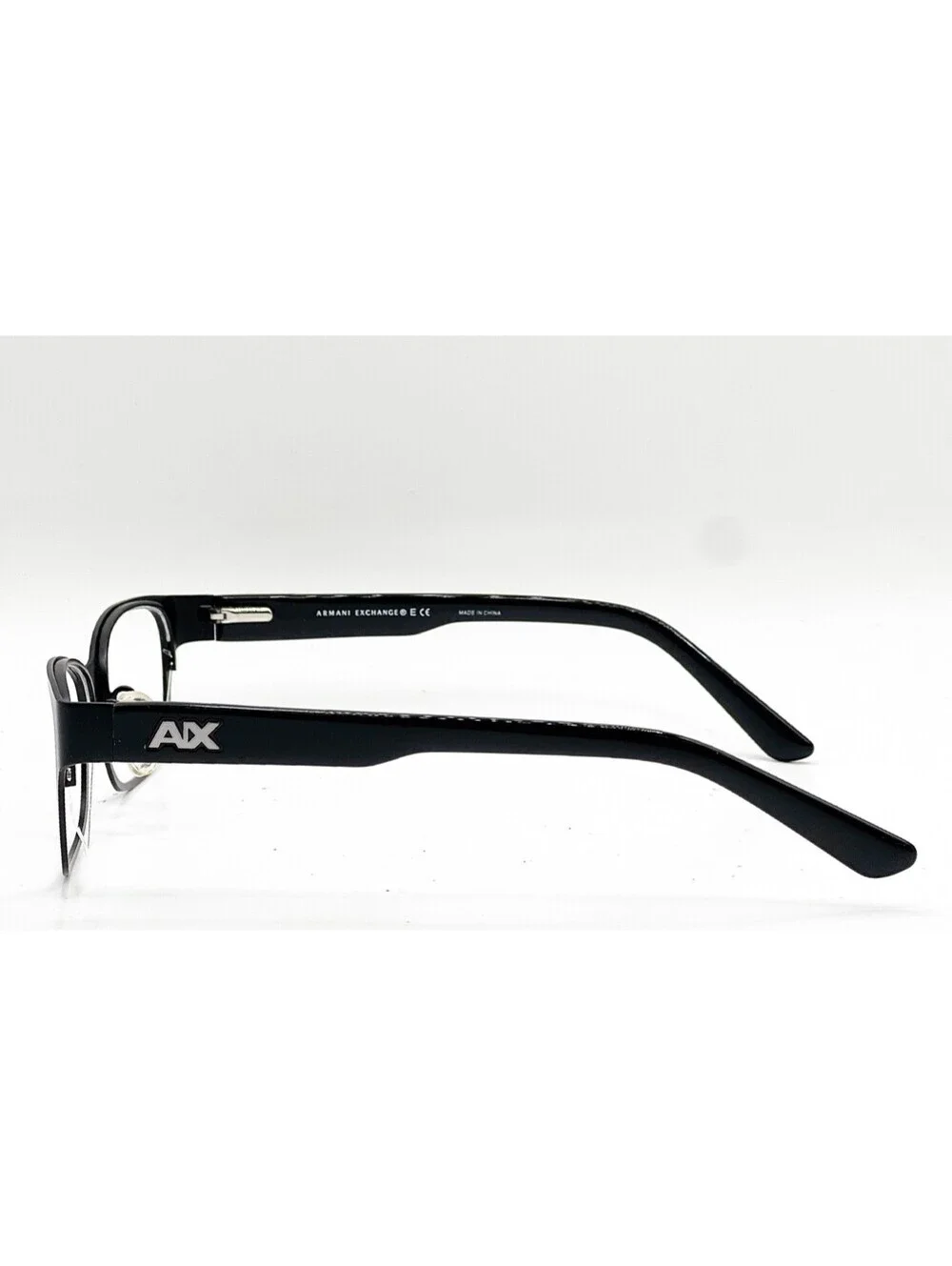 Armani Exchange Ax 1013 6053 Satin Black/Black Authentic Eyeglasses 50-18-135